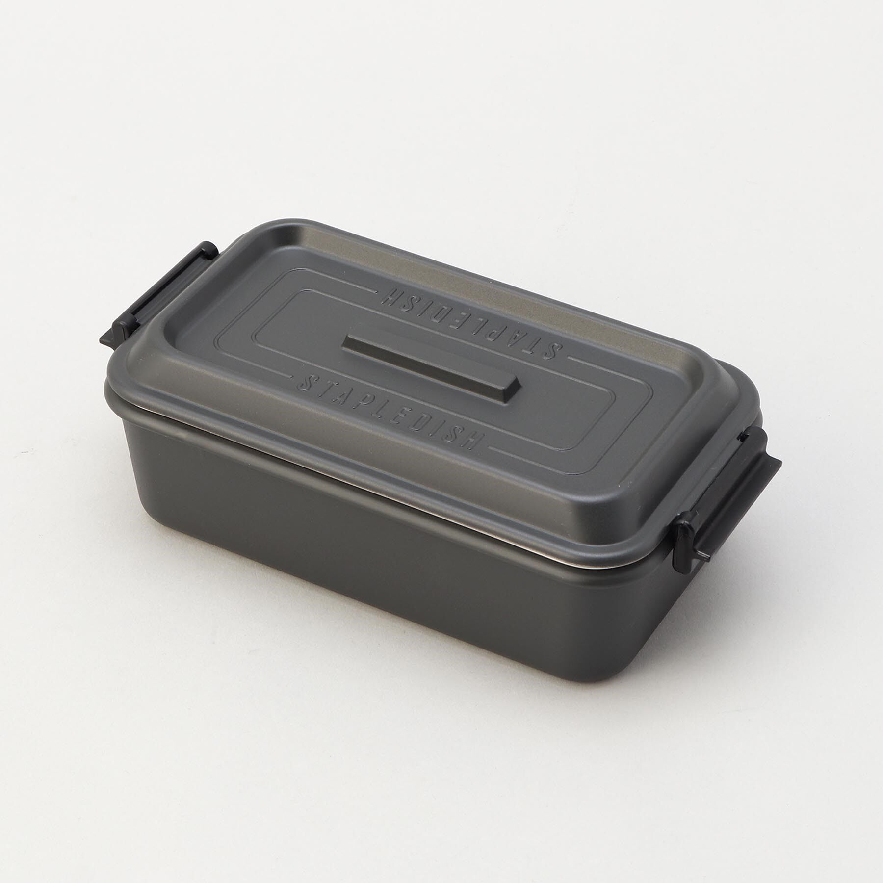 212 KITCHEN STORE「ステイプルユニ タイトランチ1段 850 BK」|食器・キッチングッズ|