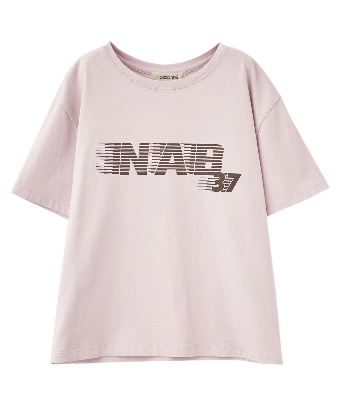 COCO DEAL「ナンバリングTシャツ」|Tシャツ・カットソー|ピンク