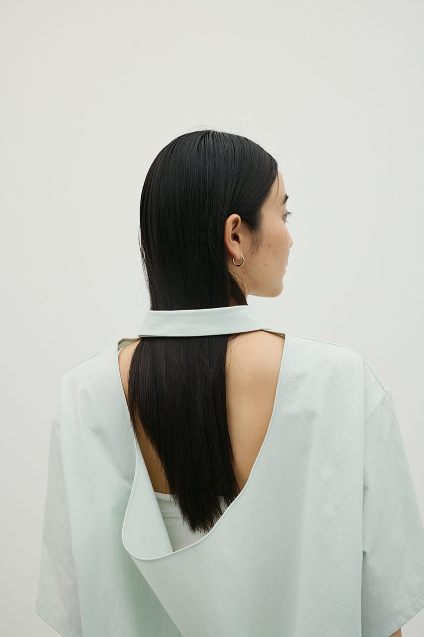 STYLEMIXER「バックドレープオープンシャツ」|シャツ・ブラウス|MINT