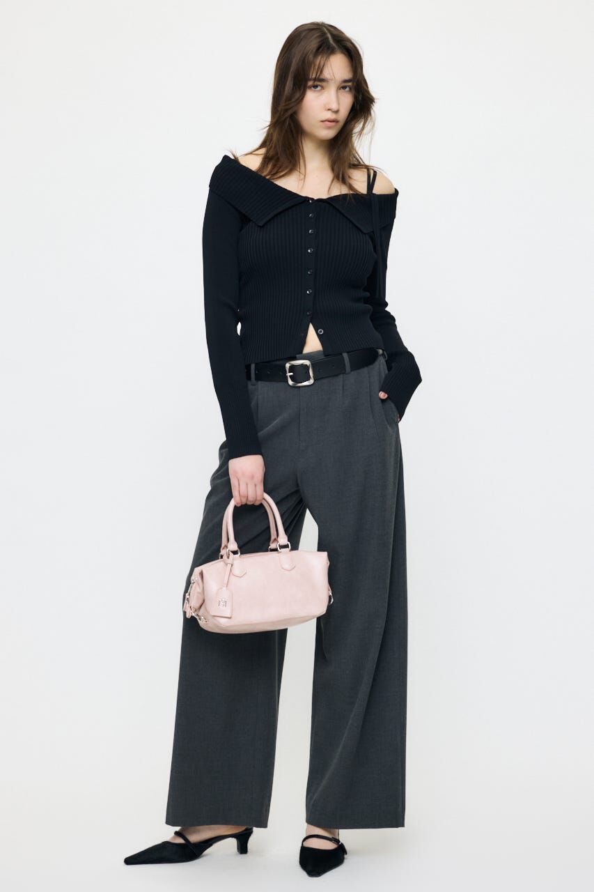 MOUSSY「TUCK WIDE トラウザーズ」|その他|