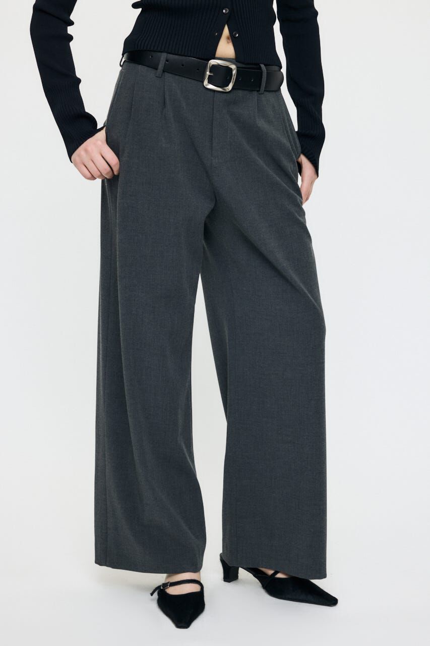 MOUSSY「TUCK WIDE トラウザーズ」|その他|
