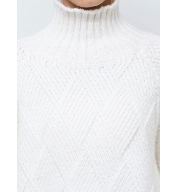 ELENDEEK「LOW GAUGE DIAMOND HIGH NECK KT」|ニット・セーター|