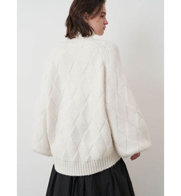 ELENDEEK「LOW GAUGE DIAMOND HIGH NECK KT」|ニット・セーター|
