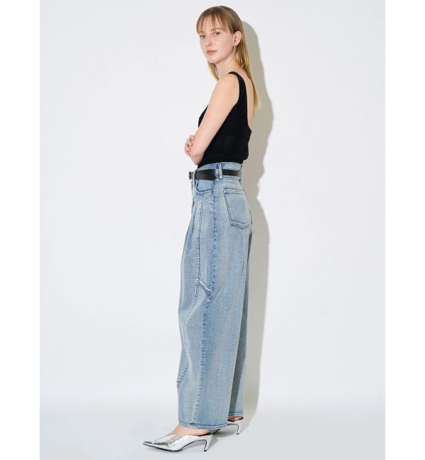 ELENDEEK「PANEL TUK DENIM WIDE PT」|デニム|