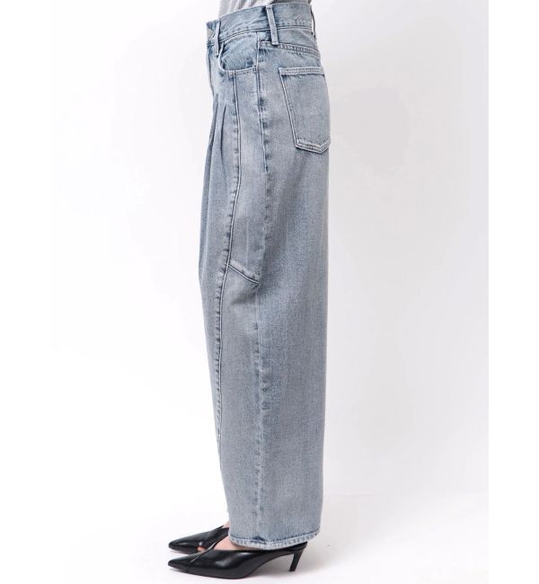 ELENDEEK「PANEL TUK DENIM WIDE PT」|デニム|