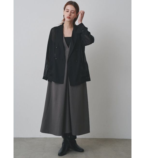 ELENDEEK「SHEER MESH JK」|テーラードジャケット|