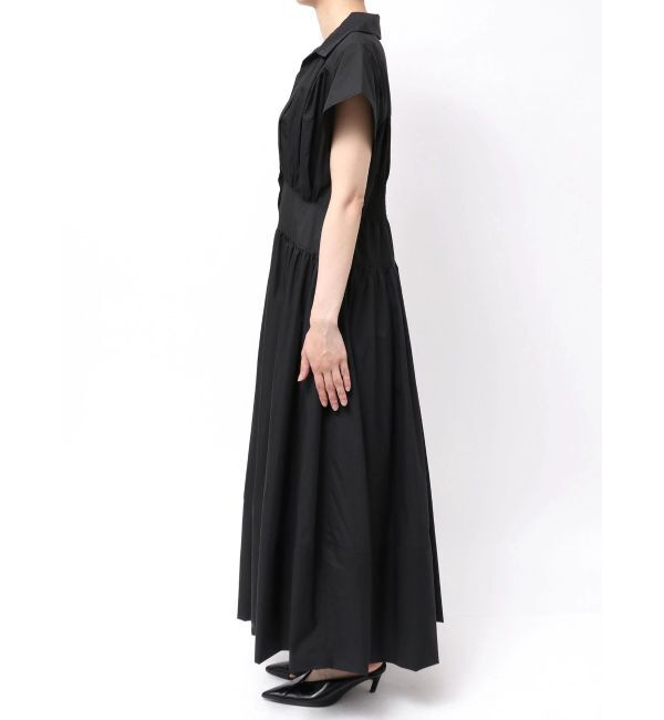 ELENDEEK「ROUND SLEEVE GATHER OP」|ワンピース|
