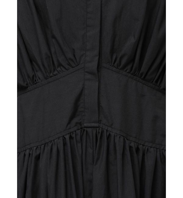 ELENDEEK「ROUND SLEEVE GATHER OP」|ワンピース|