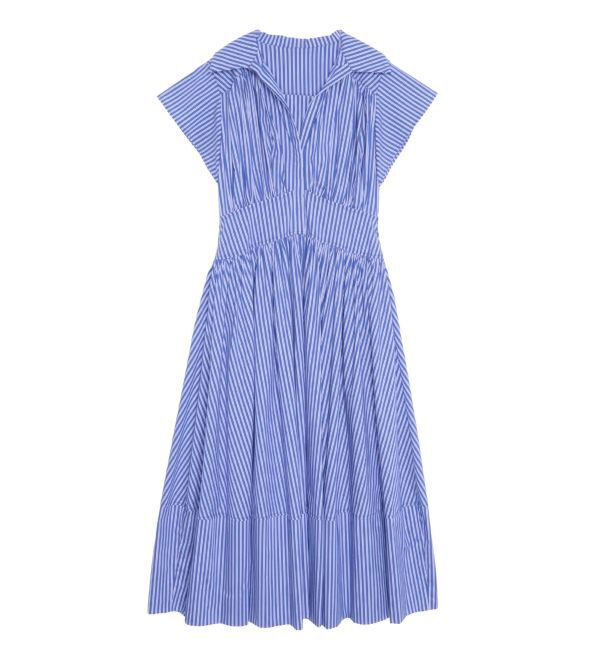 ELENDEEK「ROUND SLEEVE GATHER OP」|ワンピース|