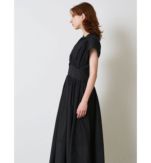 ELENDEEK「ROUND SLEEVE GATHER OP」|ワンピース|
