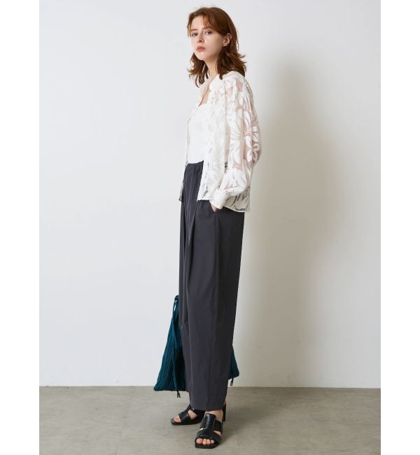 ELENDEEK「LEAVES PATTERN LACE SH」|シャツ・ブラウス|