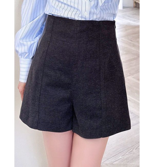 RESEXXY「ハイウエストショートパンツ」|その他|チャコールグレー