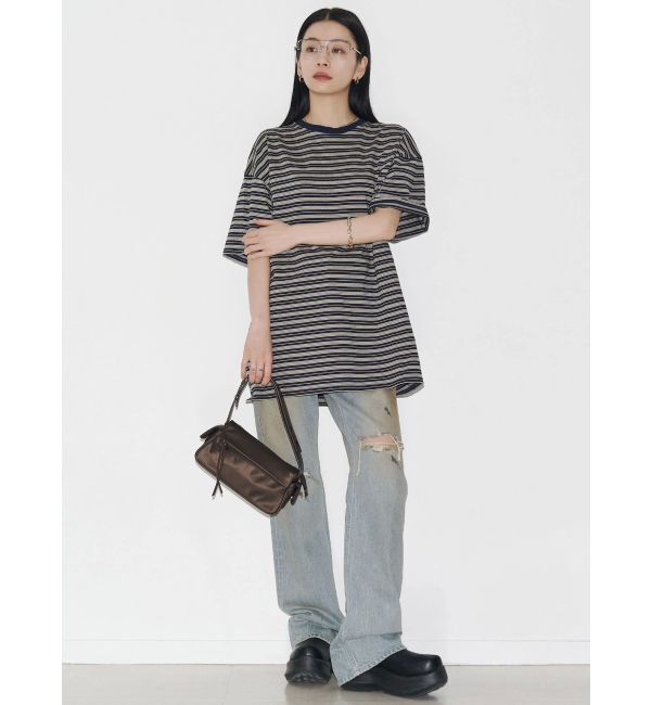 EMODA「【VEQUM】BECK FULL FLARE JEANS」|デニム|