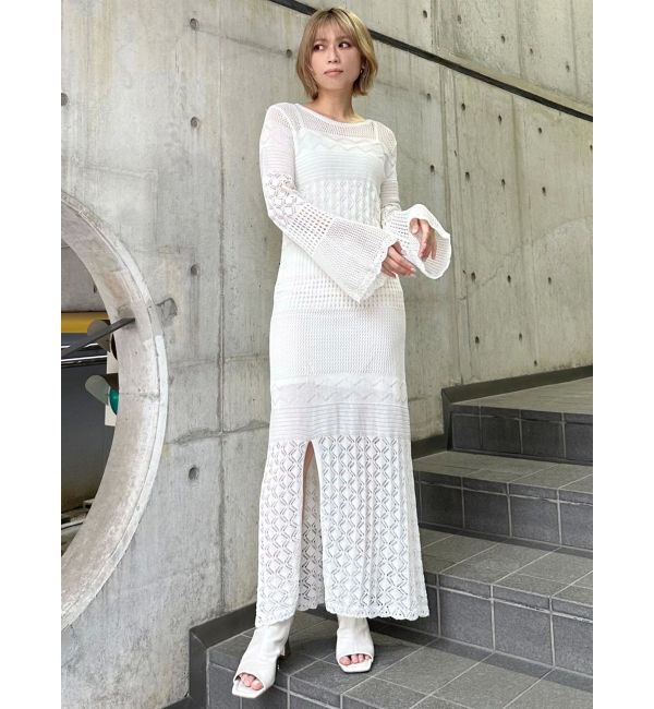 MURUA「クロシェニットワンピース」|ワンピース|