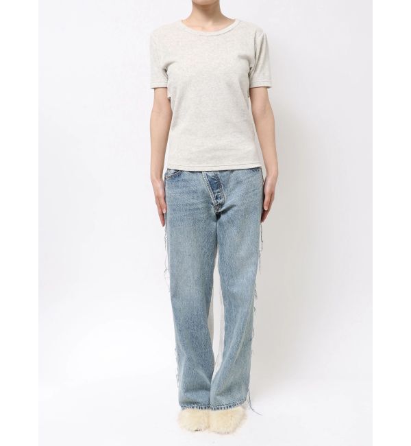 Ungrid「バックデザインハーフスリーブTee」|Tシャツ・カットソー|