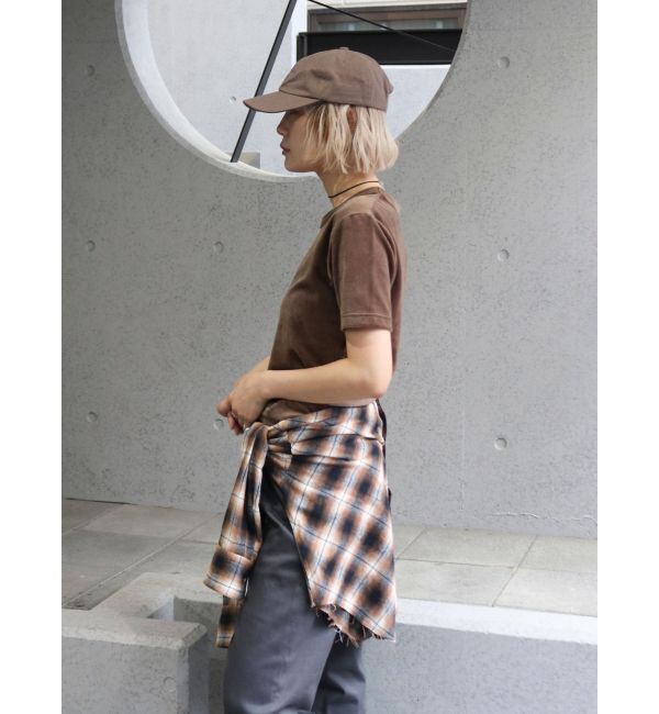 Ungrid「バックデザインハーフスリーブTee」|Tシャツ・カットソー|