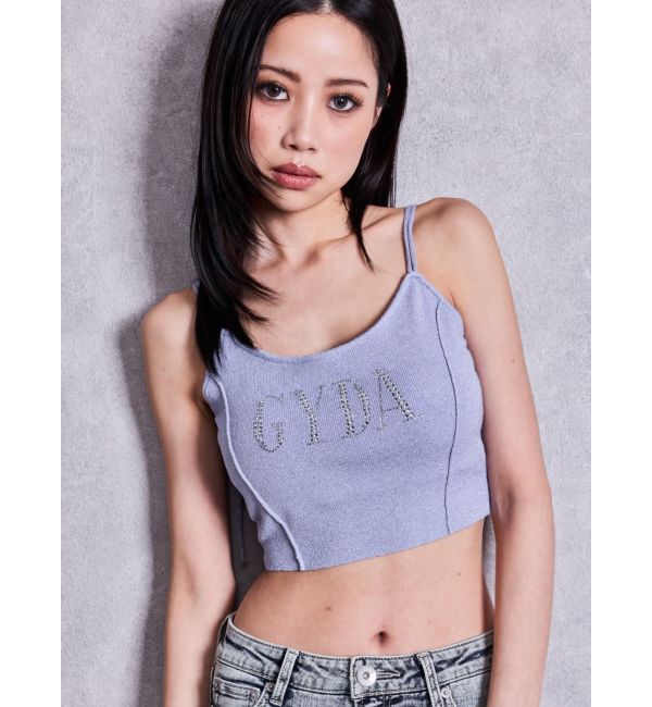 GYDA「GYDA bijouラメニットビスチェ」|キャミソール|