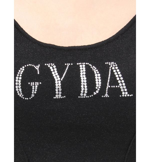 GYDA「GYDA bijouラメニットビスチェ」|キャミソール|