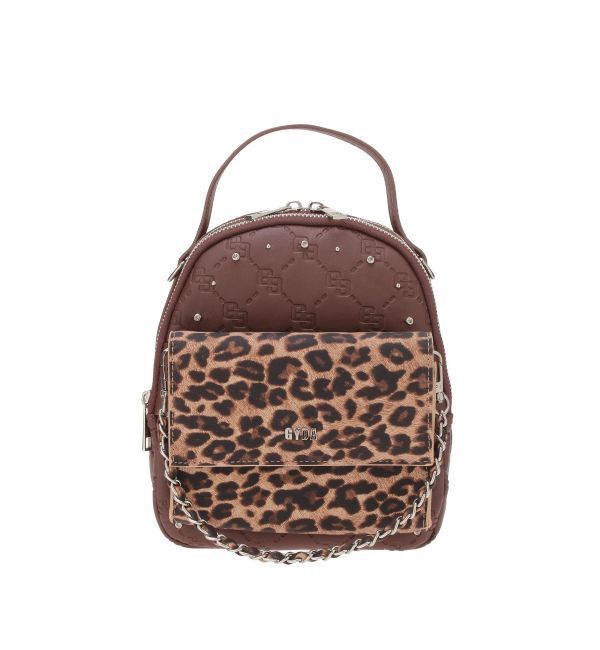 GYDA「GYDA leopard bijou 5WAYミニリュック」|リュック|