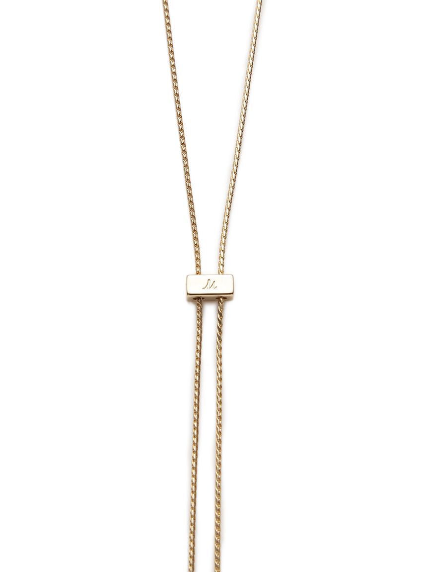 Mila Owen「【EVERYDAY PROOF JEWELRY 】シンプルスライダーネックレス」|ネックレス|