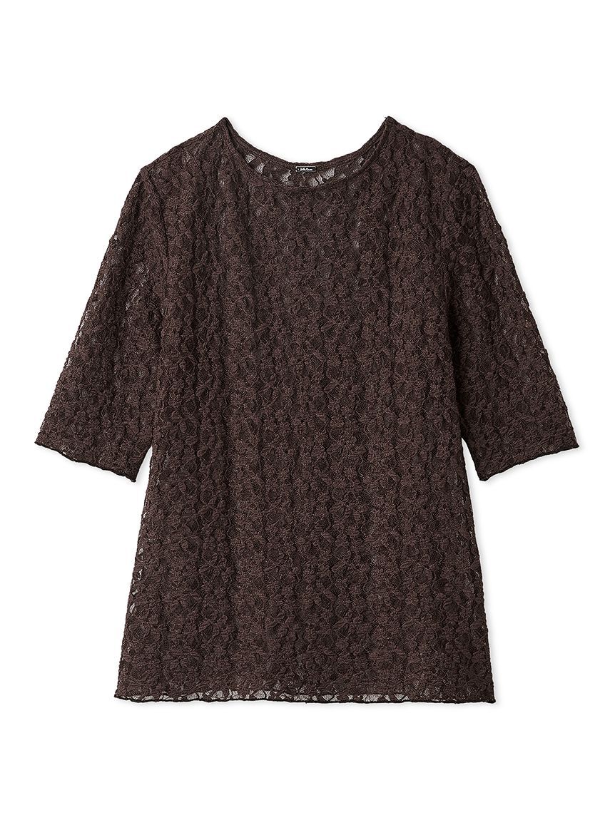 Mila Owen「フラワーレース半袖Tシャツ」|Tシャツ・カットソー|BRW