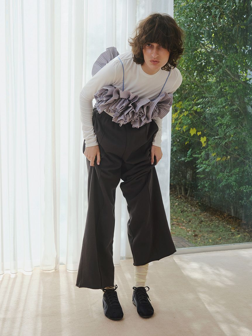 emmi atelier「バンブーロングスリーブカットソー」|Tシャツ・カットソー|