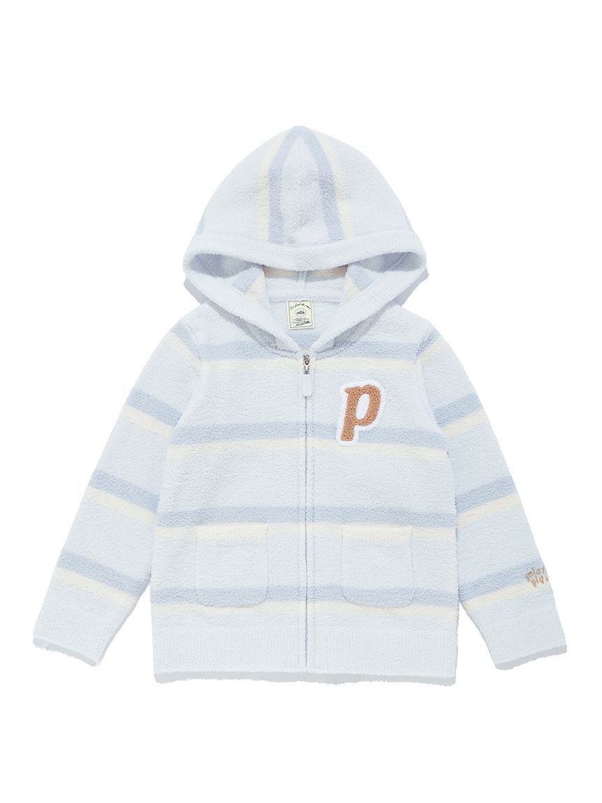 GELATO PIQUE KIDS & BABY「【KIDS】エアリーモコランダムボーダーパーカ」|パーカー|