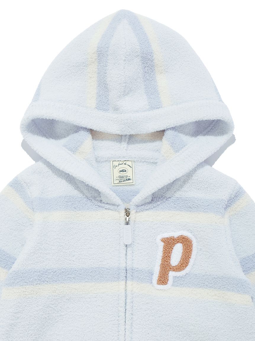 GELATO PIQUE KIDS & BABY「【KIDS】エアリーモコランダムボーダーパーカ」|パーカー|