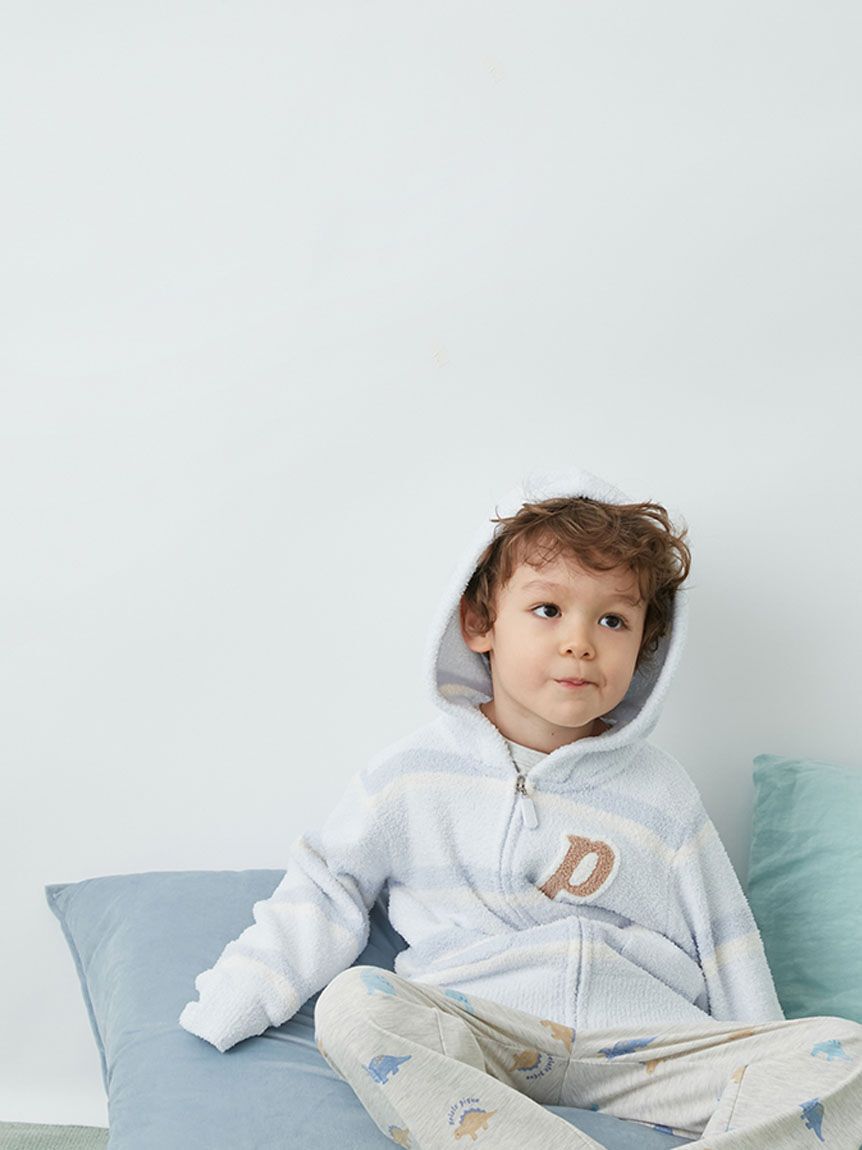GELATO PIQUE KIDS & BABY「【KIDS】エアリーモコランダムボーダーパーカ」|パーカー|