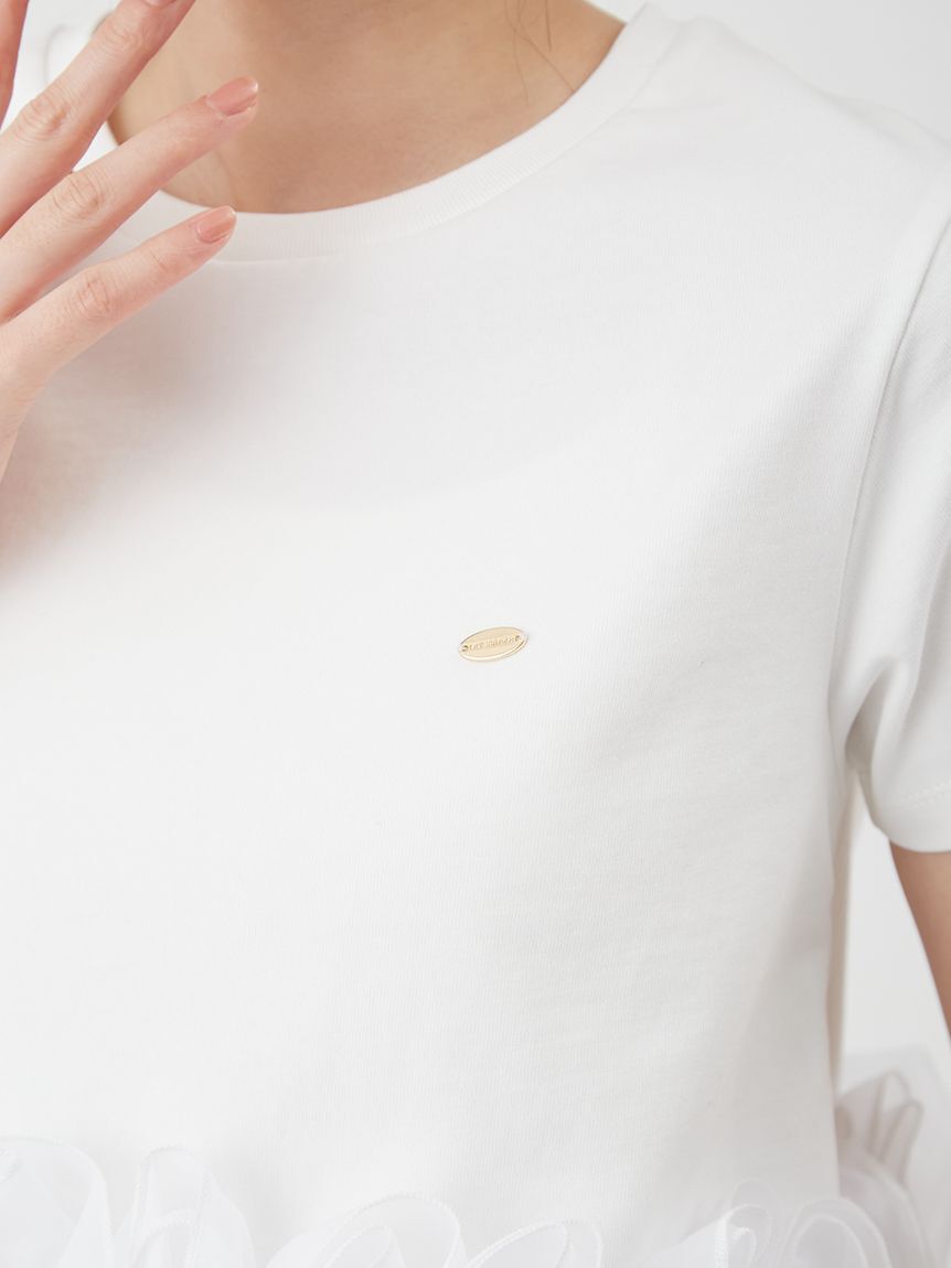LILY BROWN「ボリュームフリルカットトップス」|Tシャツ・カットソー|