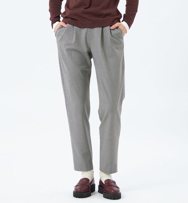 MACKINTOSH PHILOSOPHY「WARM TWILL テーパードパンツ」|その他|ベージュチェック