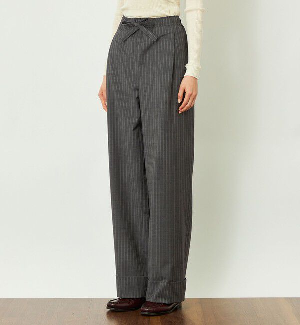 MACKINTOSH PHILOSOPHY「GREY LABEL ウールストライプイージーパンツ」|その他|