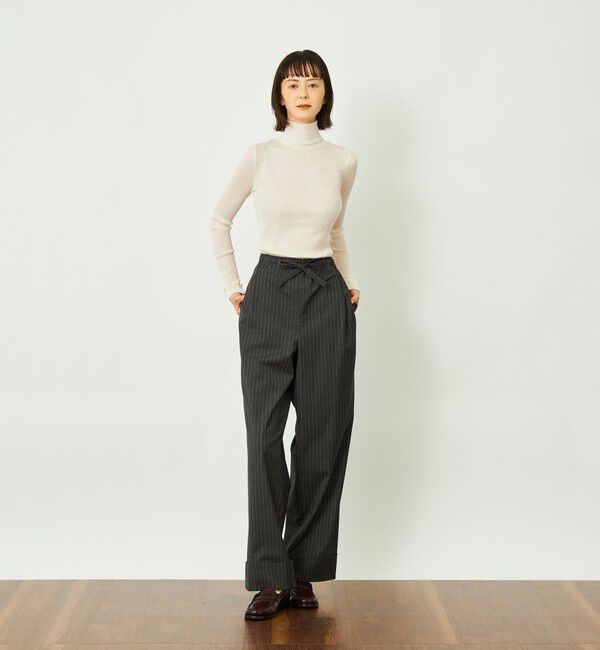 MACKINTOSH PHILOSOPHY「GREY LABEL ウールストライプイージーパンツ」|その他|