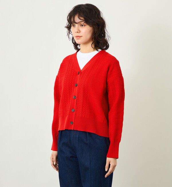 MACKINTOSH PHILOSOPHY「GREY LABEL ワイドケーブルカーディガン」|ニット・セーター|