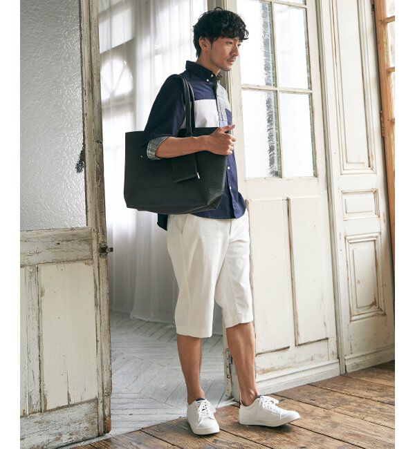 ikka「6.5分丈ドビーハーフパンツ」|その他|