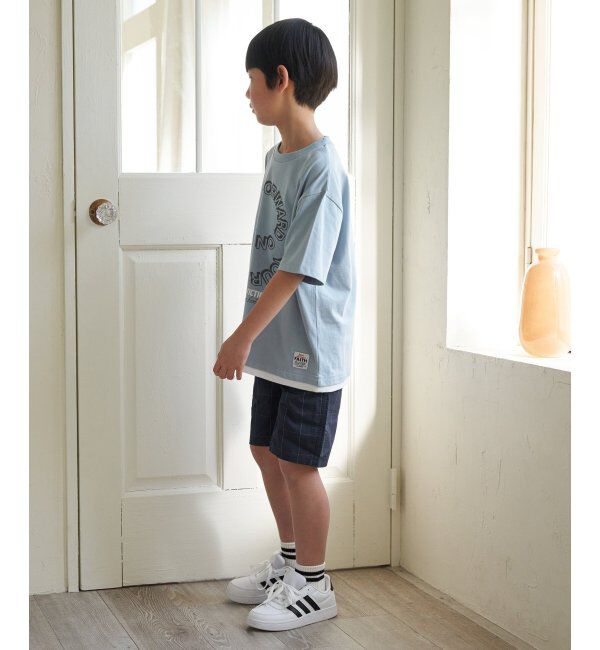 ikka kids「裾レイヤープリントアソートTシャツ（120~160cm）」|Tシャツ・カットソー|