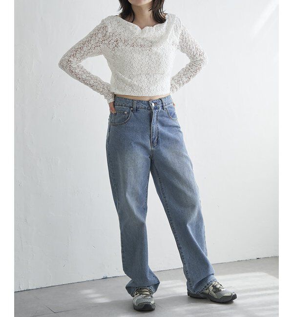 VENCE share style「レースドレープオフショル」|その他|