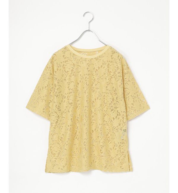 VENCE share style「シアーレース半袖プルオーバー」|その他|