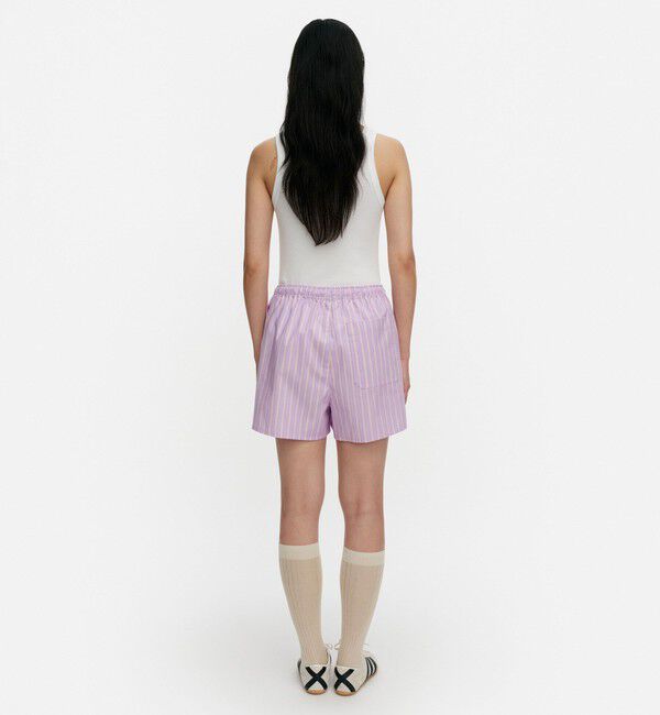 Marimekko「Diagonaali Piccolo ショートパンツ」|チノ|