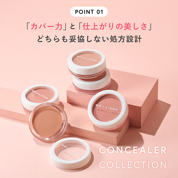  「ブリリアージュ カモフラージュ コンシーラーチーク 01 本体 (6.7g)」|チーク|