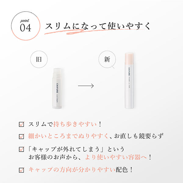  「ちふれ 薬用 リップ クリーム 本体/無香料 (2.0g)」|口元ケア|
