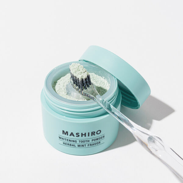  「MASHIRO 薬用ホワイトニングパウダー 本体/ハーブミント/ハーブミント (30g)」|オーラルケア|