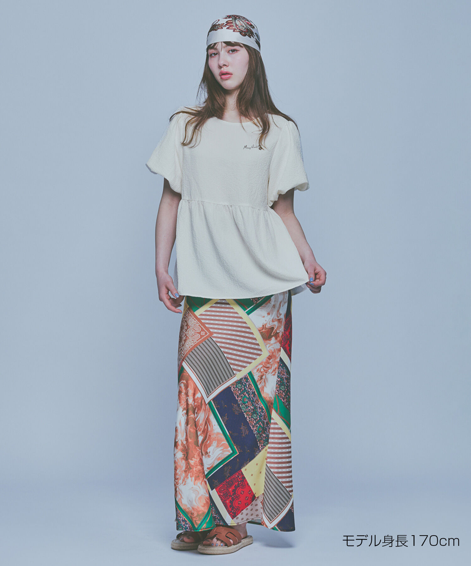 MARY QUANT「シアサッカーペプラム ブラウス」|シャツ・ブラウス|