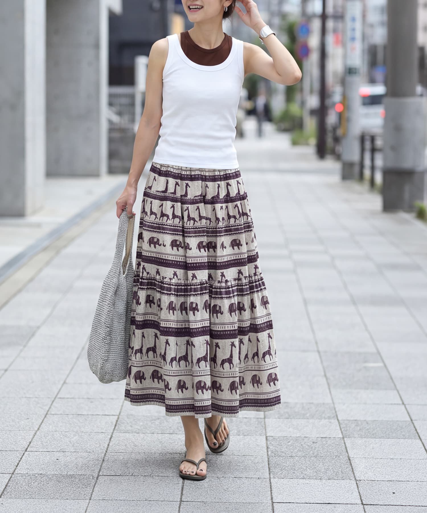 STYLE DELI「カップ付き内側シアーレイヤードタンク」|タンクトップ|
