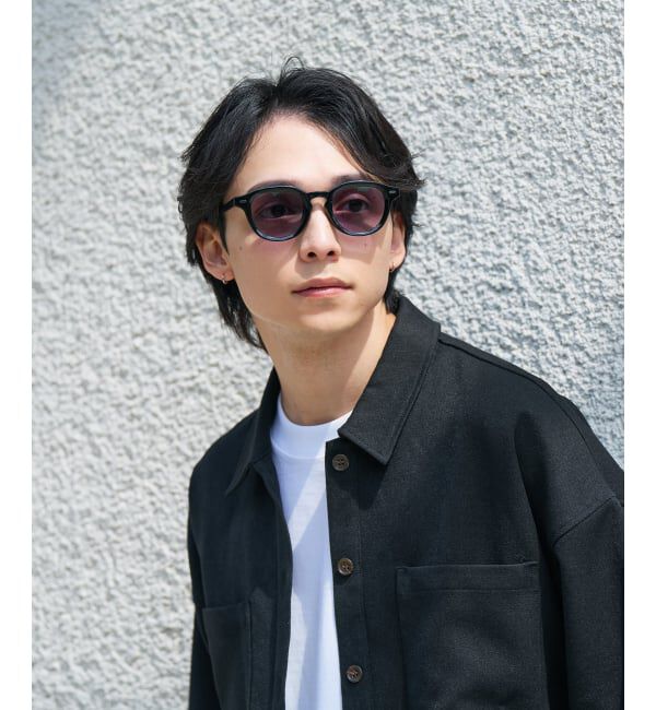  「【WEB限定】SUNCUTGlasses/UV100%CUT ウェリントン型 調光サングラス | 紫外線で色が変わる 紫外線対策」|サングラス|