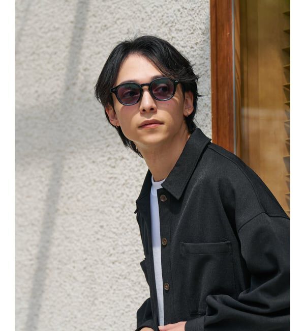  「【WEB限定】SUNCUTGlasses/UV100%CUT ウェリントン型 調光サングラス | 紫外線で色が変わる 紫外線対策」|サングラス|