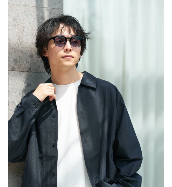  「【WEB限定】SUNCUTGlasses/UV100%CUT ウェリントン型 調光サングラス | 紫外線で色が変わる 紫外線対策」|サングラス|