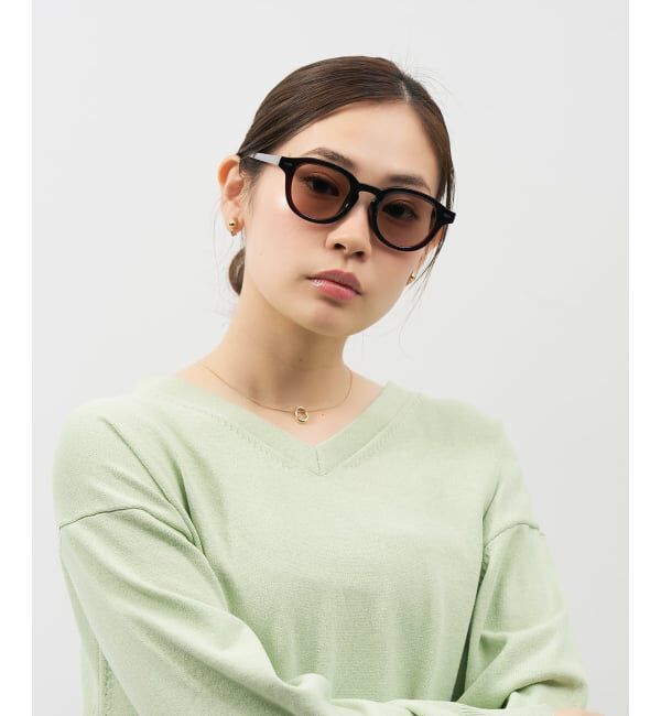  「【WEB限定】SUNCUTGlasses/UV100%CUT ウェリントン型 調光サングラス | 紫外線で色が変わる 紫外線対策」|サングラス|ブラウン1