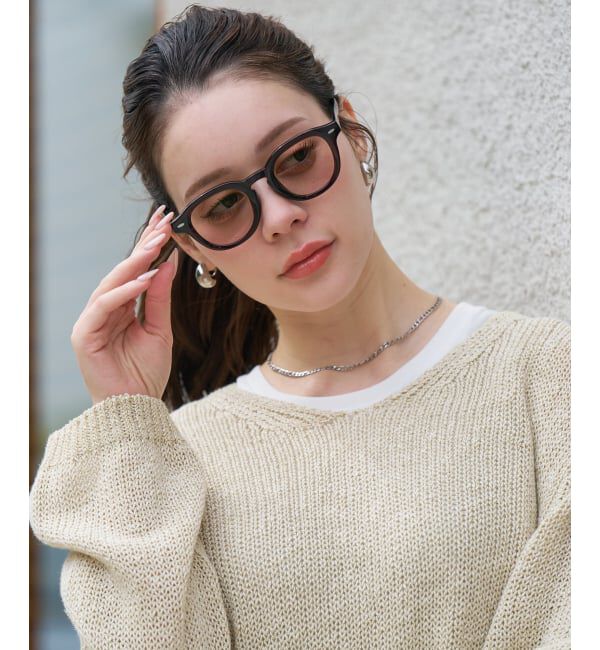  「【WEB限定】SUNCUTGlasses/UV100%CUT ウェリントン型 調光サングラス | 紫外線で色が変わる 紫外線対策」|サングラス|