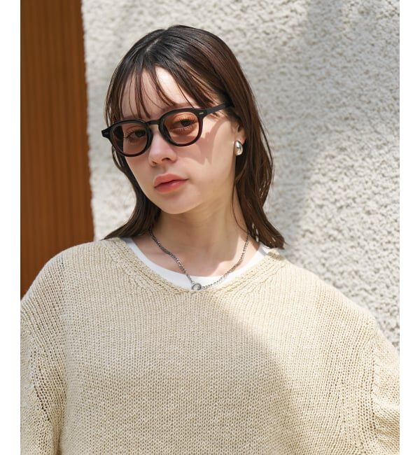  「【WEB限定】SUNCUTGlasses/UV100%CUT ウェリントン型 調光サングラス | 紫外線で色が変わる 紫外線対策」|サングラス|
